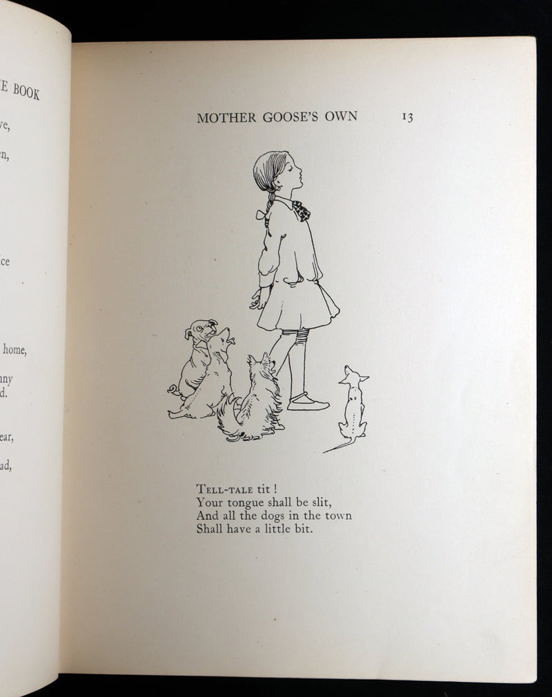 1913 First Edition - Our Nursery Rhyme Book Illustrated by Honor C. Appleton