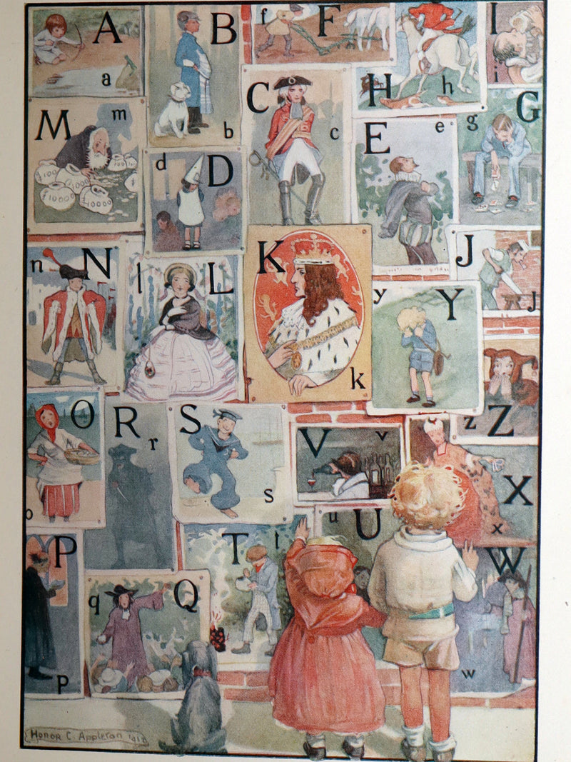 1913 First Edition - Our Nursery Rhyme Book Illustrated by Honor C. Appleton