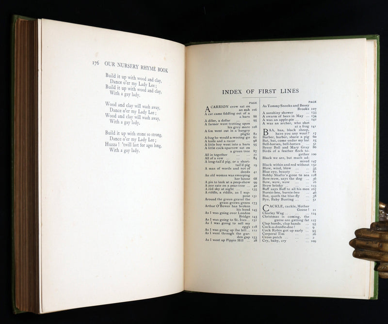 1913 First Edition - Our Nursery Rhyme Book Illustrated by Honor C. Appleton