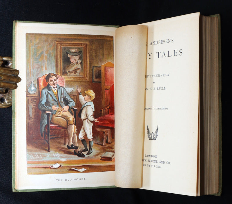 1900 Rare Book - Hans Christian Andersen's Fairy Tales, colour illustrations