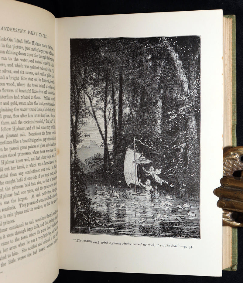 1900 Rare Book - Hans Christian Andersen's Fairy Tales, colour illustrations