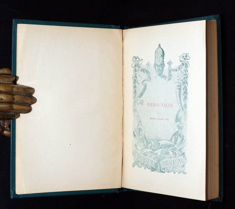 1895 Rare Book - Weird Tales by Edgar Allan Poe, Illustrated