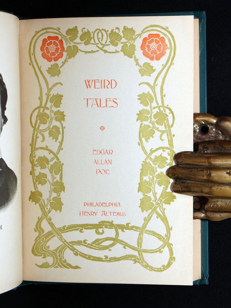 1895 Rare Book - Weird Tales by Edgar Allan Poe, Illustrated