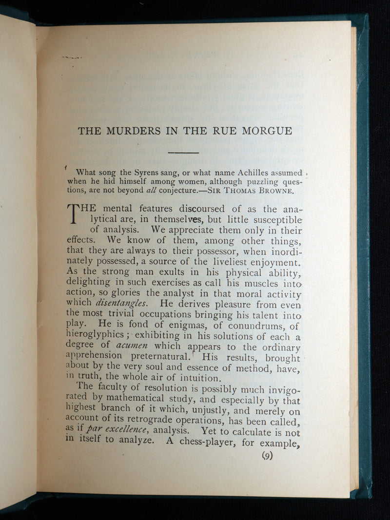 1895 Rare Book - Weird Tales by Edgar Allan Poe, Illustrated
