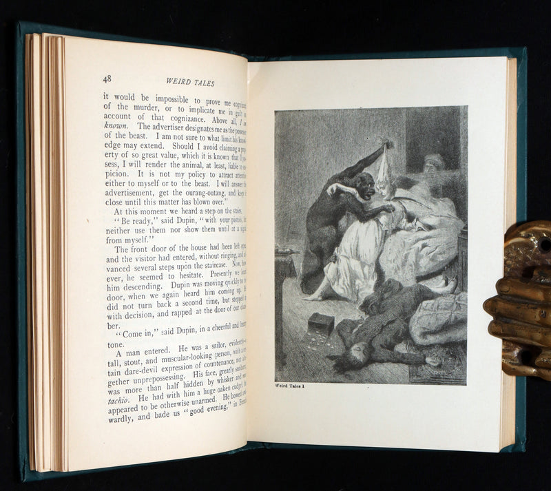 1895 Rare Book - Weird Tales by Edgar Allan Poe, Illustrated
