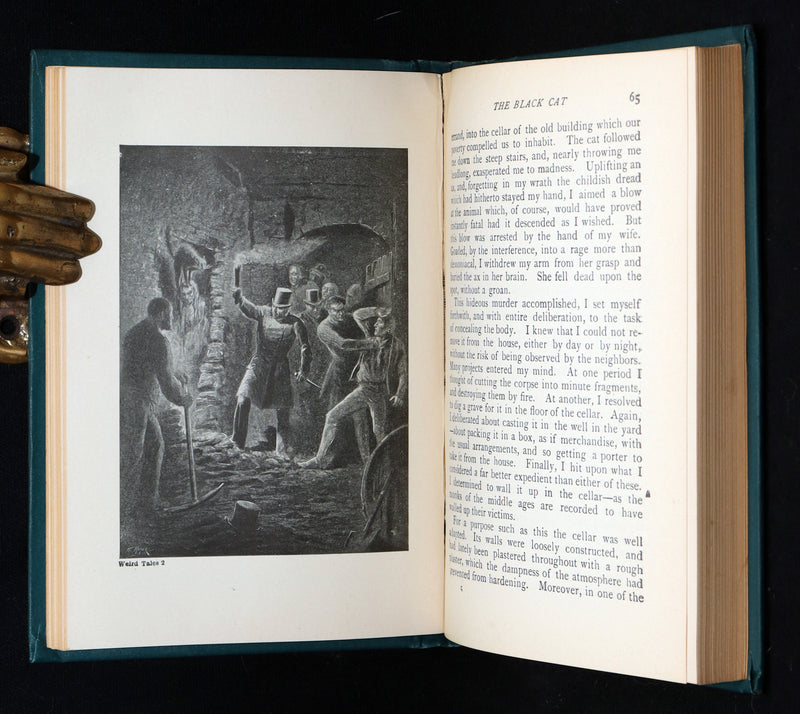1895 Rare Book - Weird Tales by Edgar Allan Poe, Illustrated