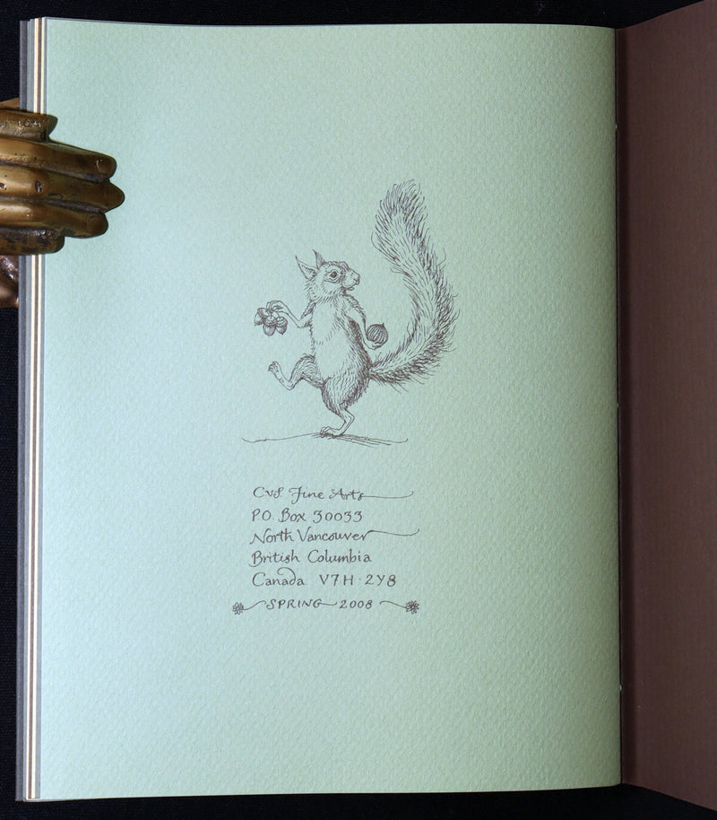 2008 Rare Signed 1stED - Mr. Rabbit's Symphony of Nature by Charles van Sandwyk