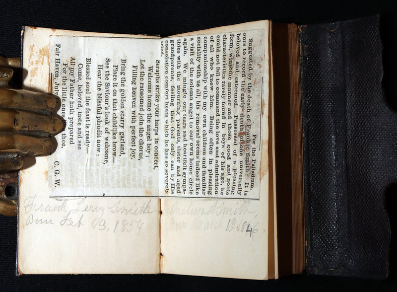 1860 Scarce Wallet Bible - New Testament of Our Lord and Saviour Jesus Christ