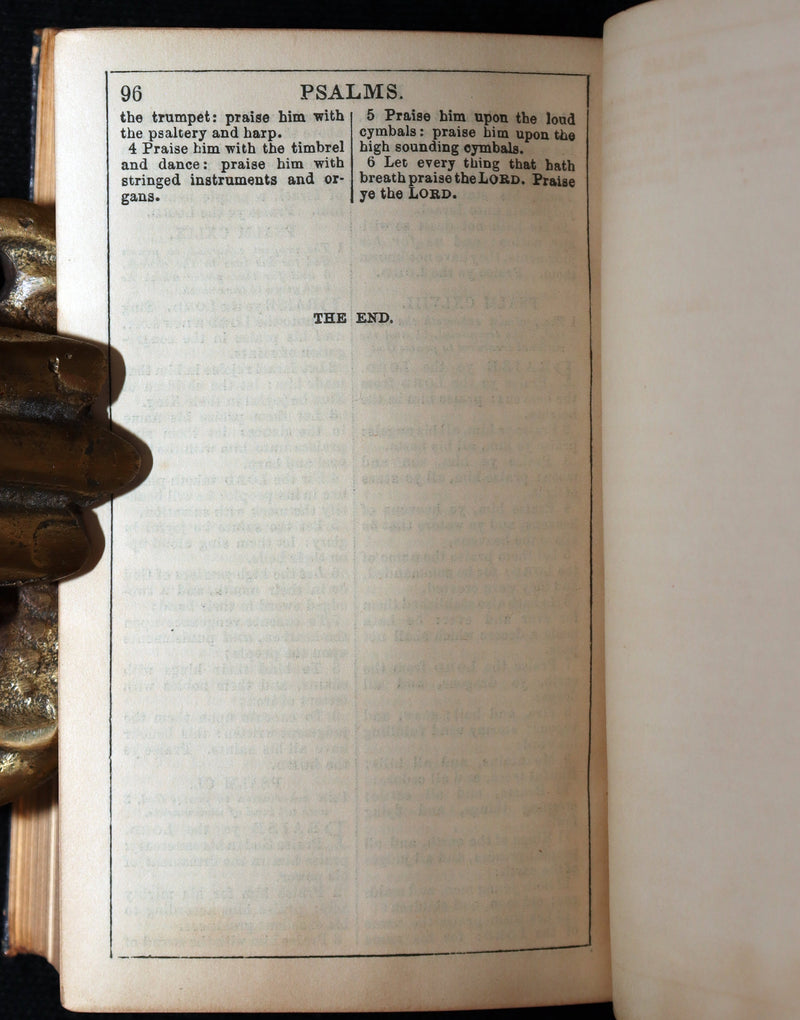 1860 Scarce Wallet Bible - New Testament of Our Lord and Saviour Jesus Christ