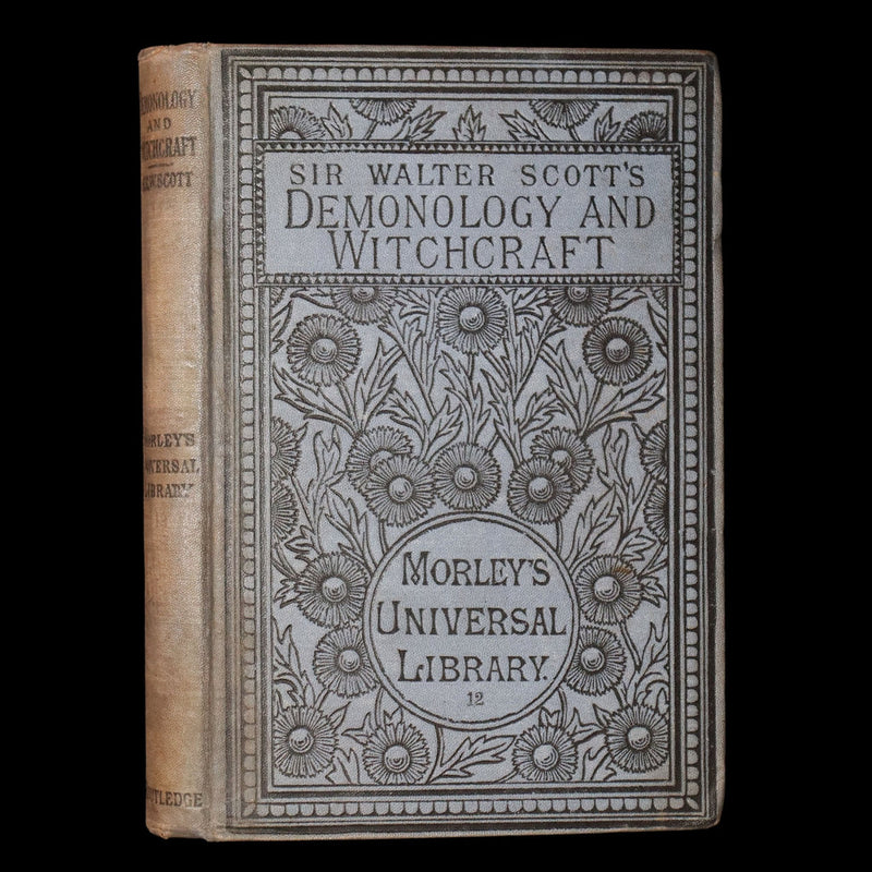 1885 Rare Book - Demonology and Witchcraft, Witches and Fairies by Walter Scott