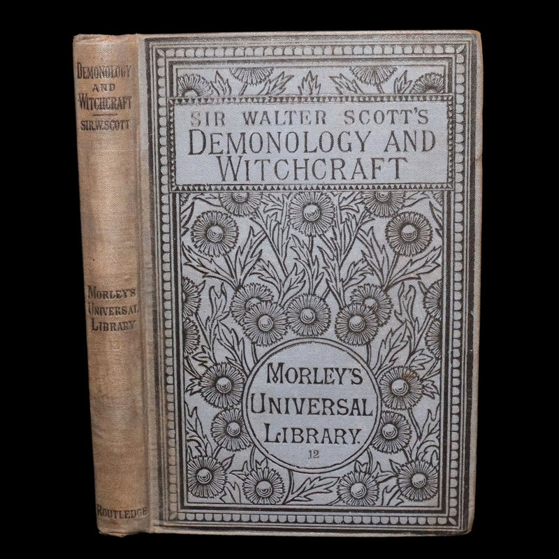 1885 Rare Book - Demonology and Witchcraft, Witches and Fairies by Walter Scott