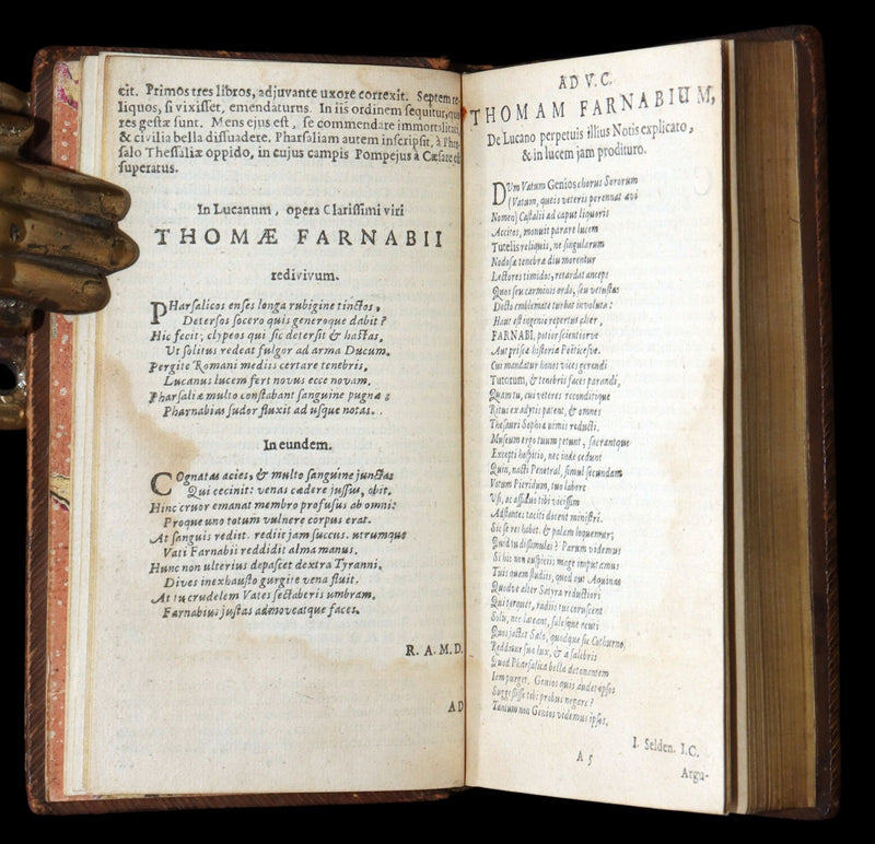 1681 Rare - Lucan's Pharsalia, Civil war between Julius Caesar and the Senate