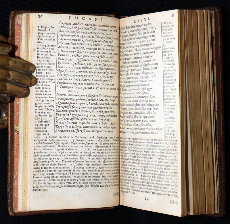 1681 Rare - Lucan's Pharsalia, Civil war between Julius Caesar and the Senate