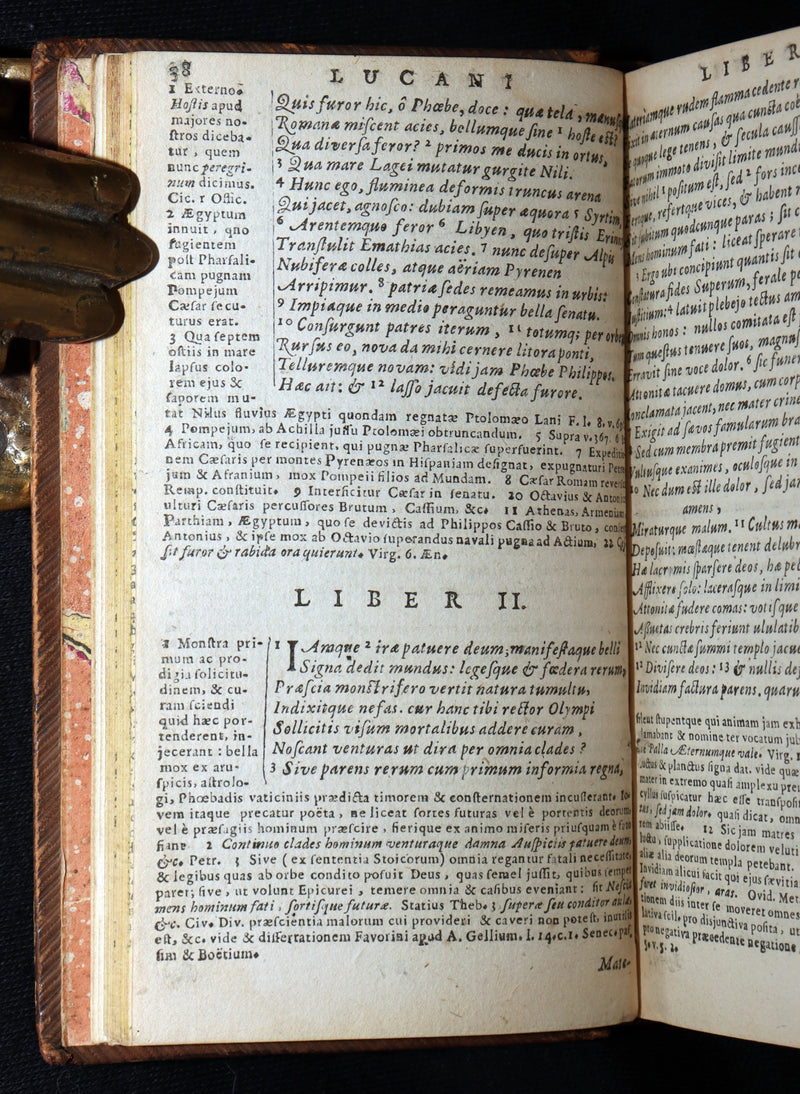 1681 Rare - Lucan's Pharsalia, Civil war between Julius Caesar and the Senate