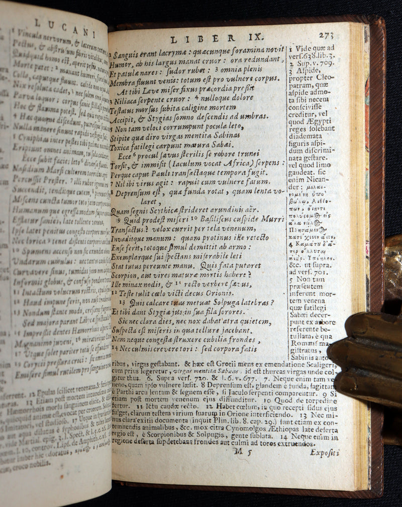 1681 Rare - Lucan's Pharsalia, Civil war between Julius Caesar and the Senate