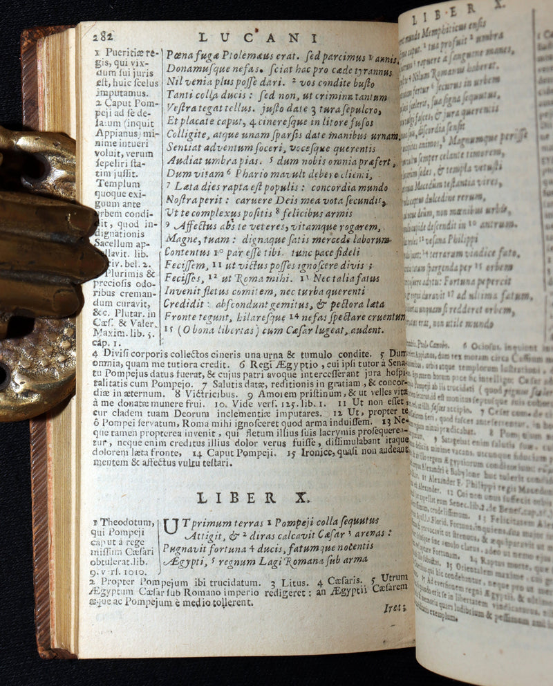 1681 Rare - Lucan's Pharsalia, Civil war between Julius Caesar and the Senate