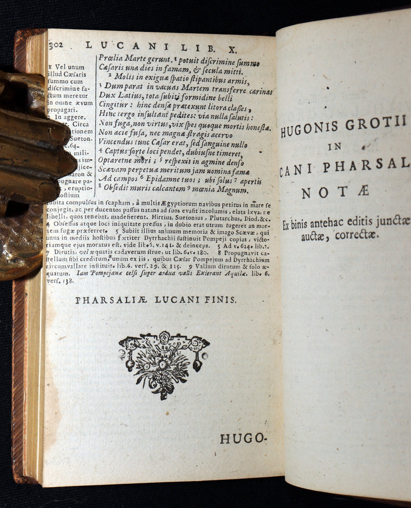 1681 Rare - Lucan's Pharsalia, Civil war between Julius Caesar and the Senate