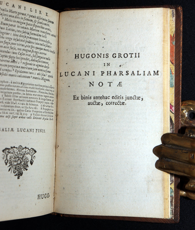 1681 Rare - Lucan's Pharsalia, Civil war between Julius Caesar and the Senate