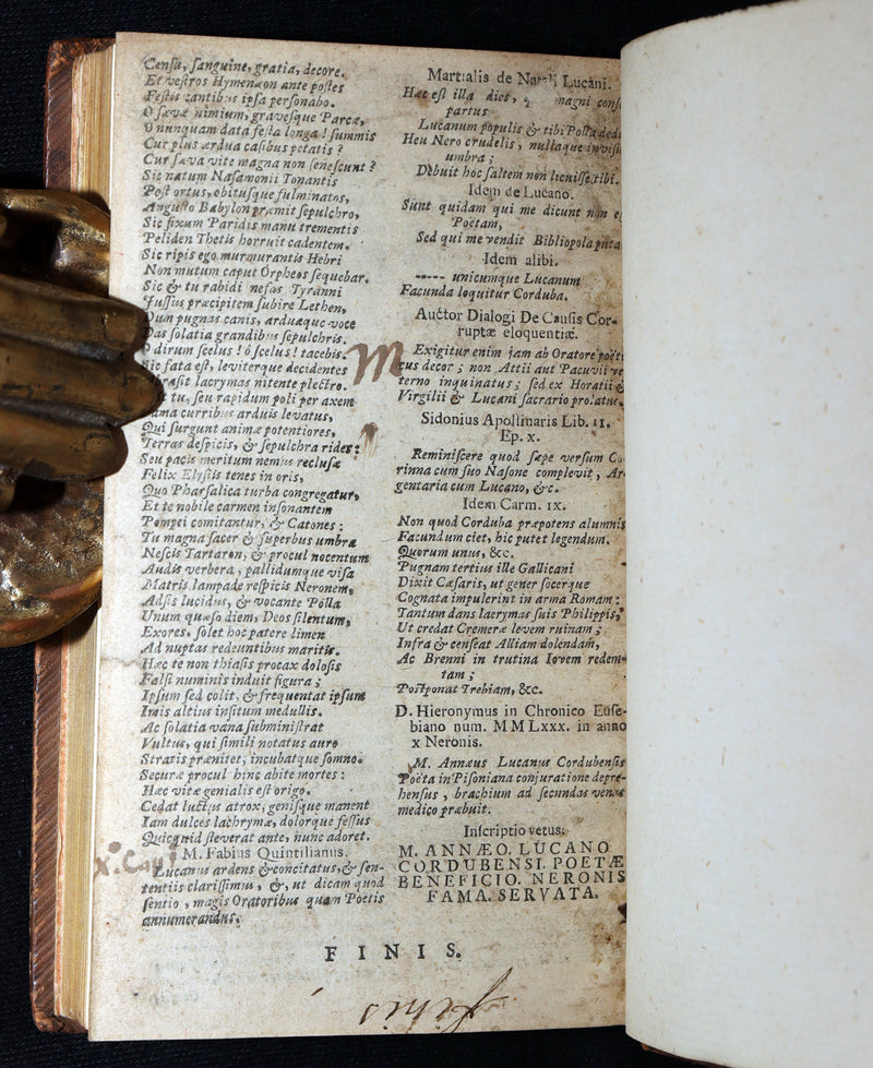 1681 Rare - Lucan's Pharsalia, Civil war between Julius Caesar and the Senate