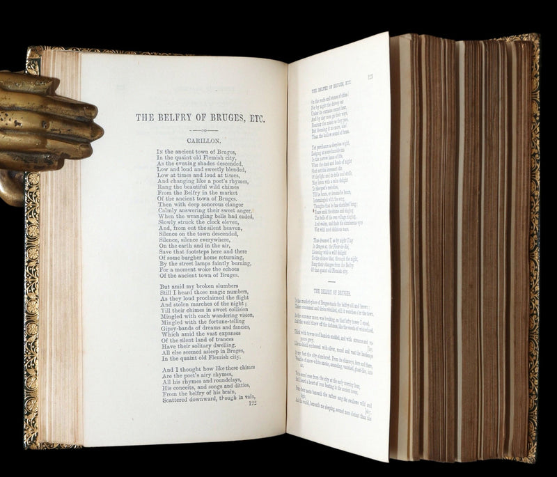 1864 Rare Book - The Poetical Works of Henry Wadsworth Longfellow, Illustrated