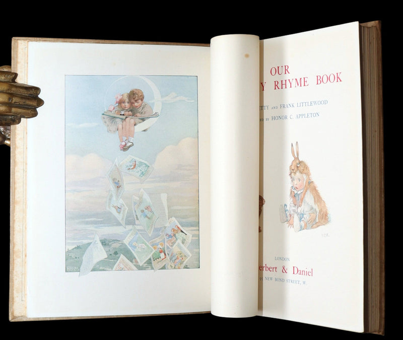 1913 Scarce Book - Our Nursery Rhyme Book Illustrated by Honor C. Appleton