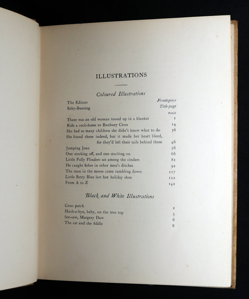 1913 Scarce Book - Our Nursery Rhyme Book Illustrated by Honor C. Appleton