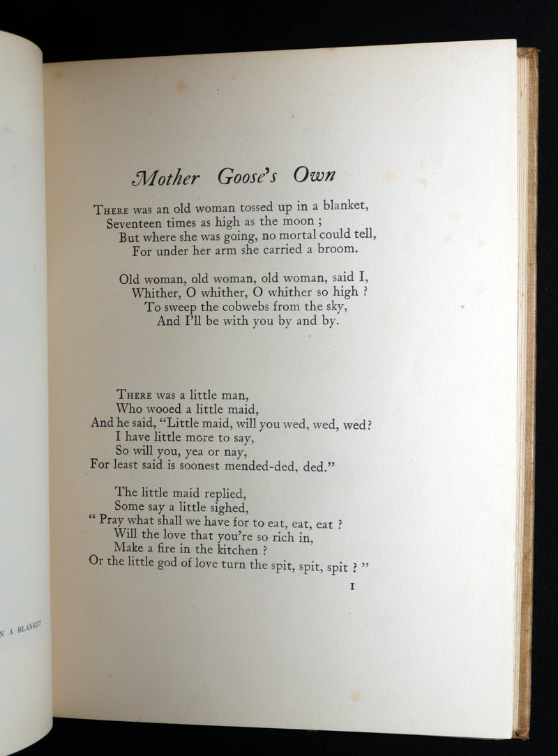 1913 Scarce Book - Our Nursery Rhyme Book Illustrated by Honor C. Appleton