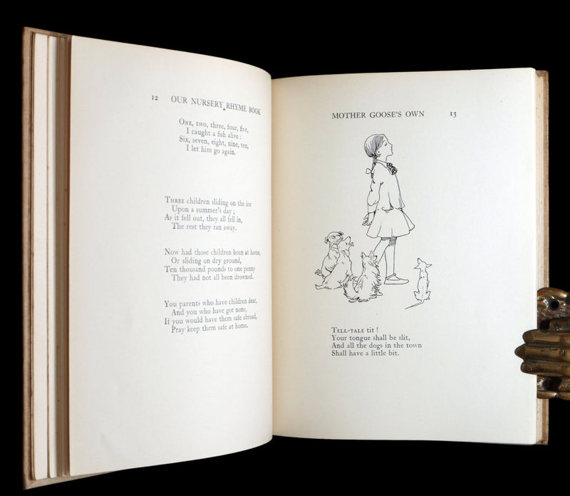 1913 Scarce Book - Our Nursery Rhyme Book Illustrated by Honor C. Appleton