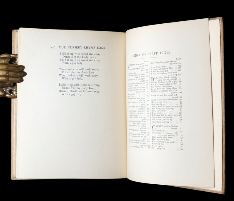 1913 Scarce Book - Our Nursery Rhyme Book Illustrated by Honor C. Appleton