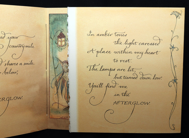 2008 Signed First Edition - After Glow with bedpost tag by Charles van Sandwyk