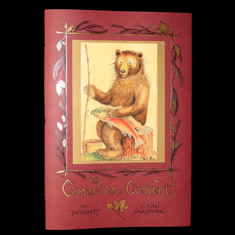 2009 Rare Signed Book - Canadian Content by Charles van Sandwyk.