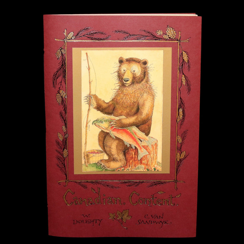 2009 Rare Signed Book - Canadian Content by Charles van Sandwyk.