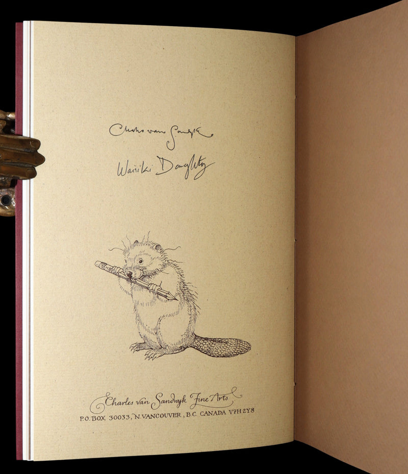 2009 Rare Signed Book - Canadian Content by Charles van Sandwyk.