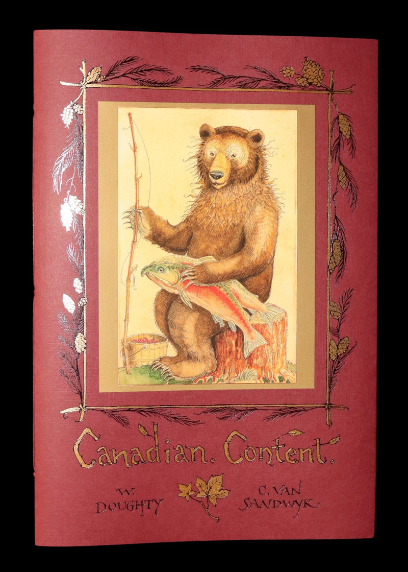 2009 Rare Signed Book - Canadian Content by Charles van Sandwyk.