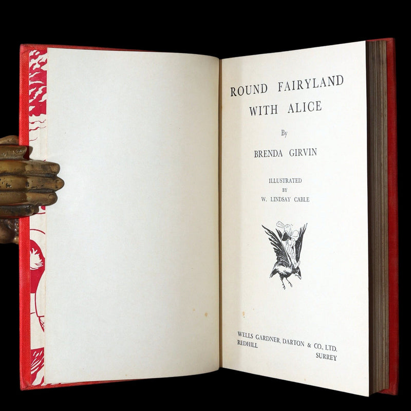 1948 Rare Edition with Dust jacket - Round Fairyland with Alice by Lindsay Cable