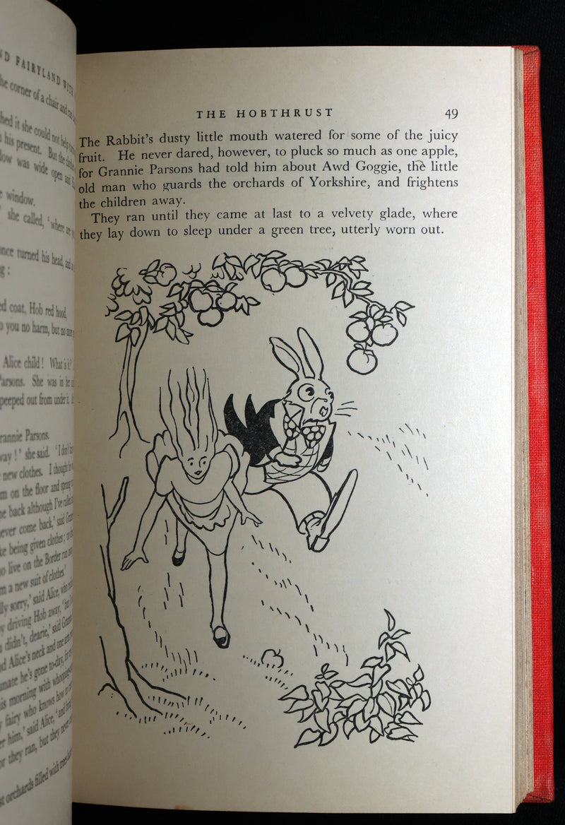 1948 Rare Edition with Dust jacket - Round Fairyland with Alice by Lindsay Cable
