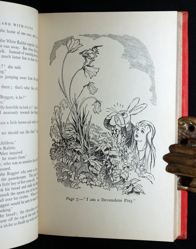1948 Rare Edition with Dust jacket - Round Fairyland with Alice by Lindsay Cable