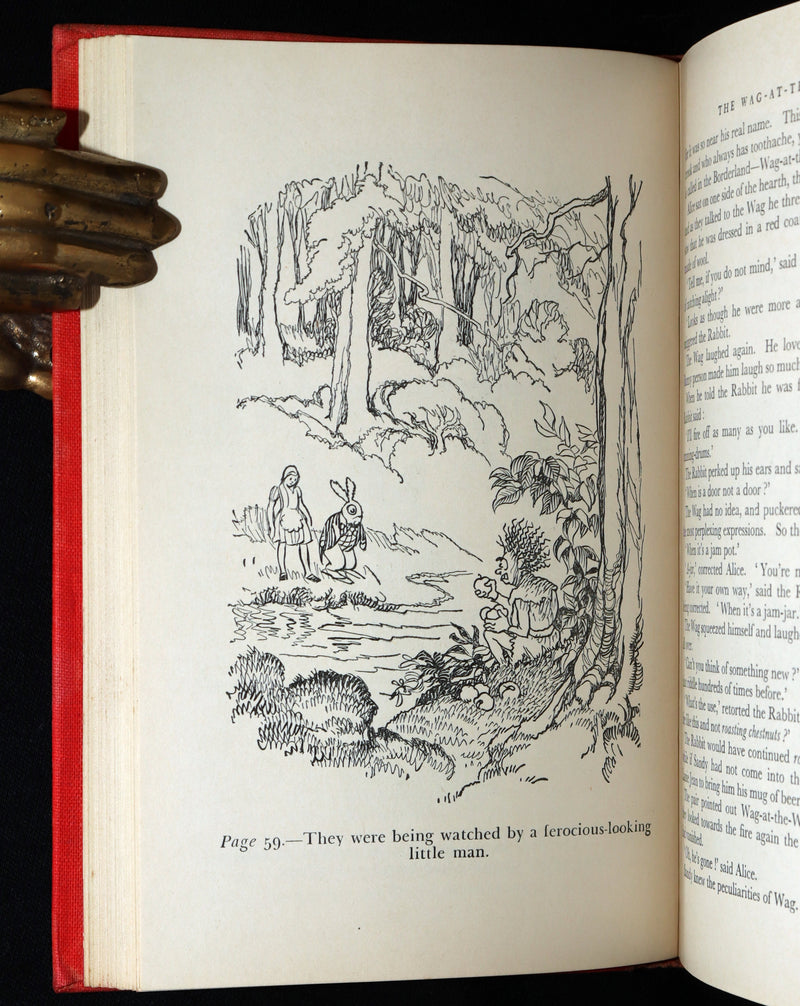 1948 Rare Edition with Dust jacket - Round Fairyland with Alice by Lindsay Cable