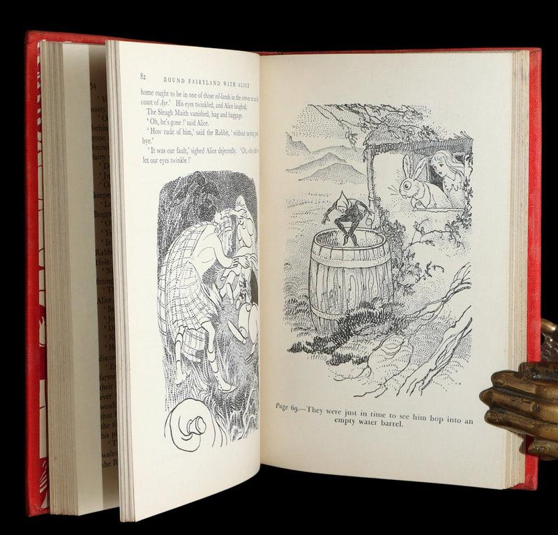 1948 Rare Edition with Dust jacket - Round Fairyland with Alice by Lindsay Cable