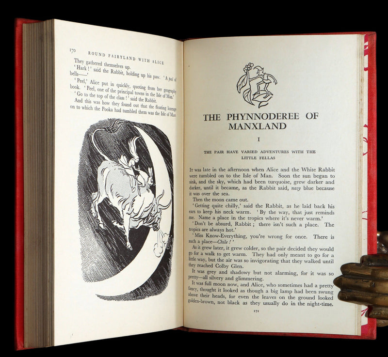 1948 Rare Edition with Dust jacket - Round Fairyland with Alice by Lindsay Cable