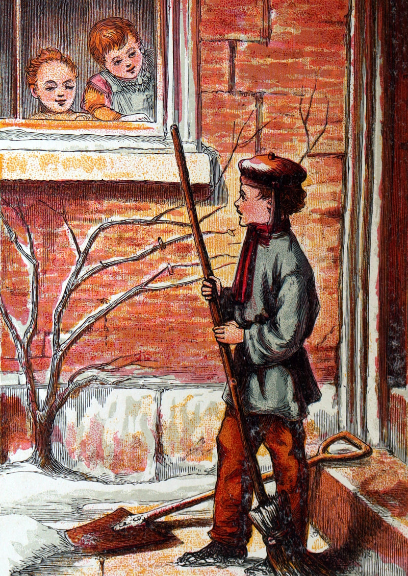 1870 Rare First Edition - Tommy and His Broom and Other Tales, Color Illustrated