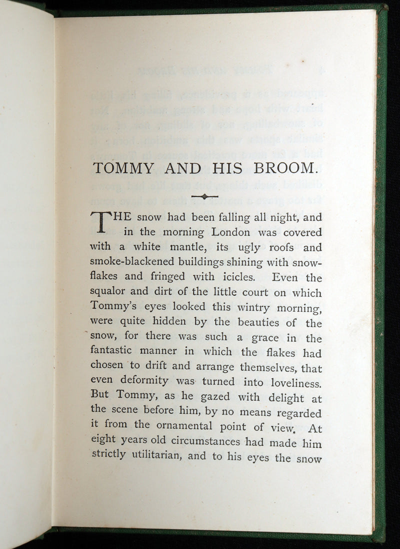 1870 Rare First Edition - Tommy and His Broom and Other Tales, Color Illustrated