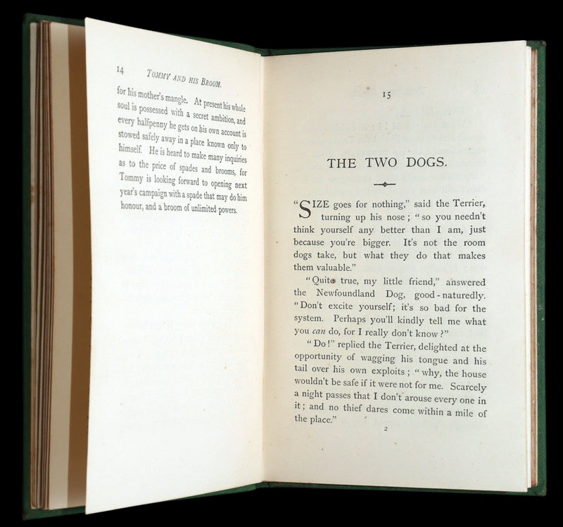 1870 Rare First Edition - Tommy and His Broom and Other Tales, Color Illustrated