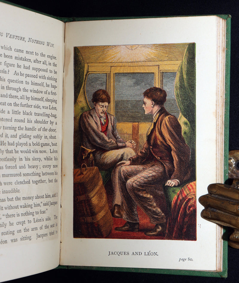 1870 Rare First Edition - Tommy and His Broom and Other Tales, Color Illustrated