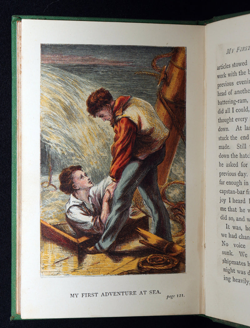1870 Rare First Edition - Tommy and His Broom and Other Tales, Color Illustrated