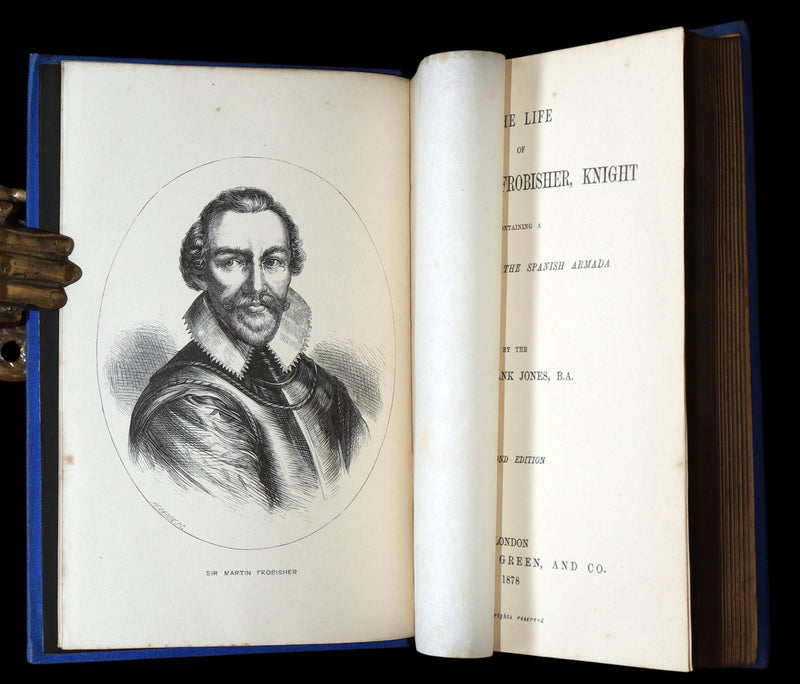 1878 Rare Book - Life of Sir Martin Frobisher, Knight and the Northwest Passage