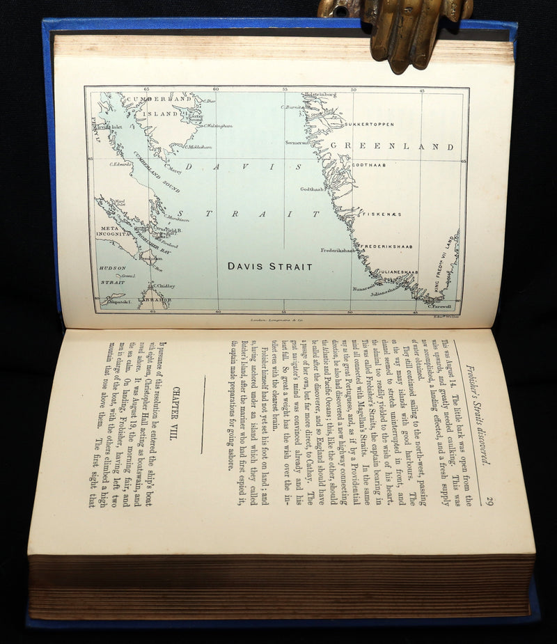 1878 Rare Book - Life of Sir Martin Frobisher, Knight and the Northwest Passage