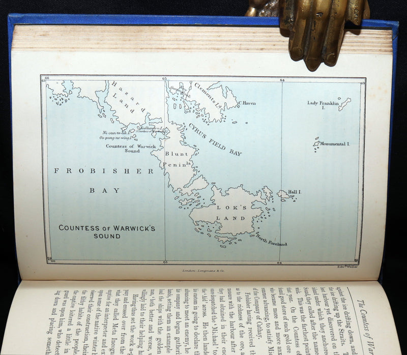 1878 Rare Book - Life of Sir Martin Frobisher, Knight and the Northwest Passage