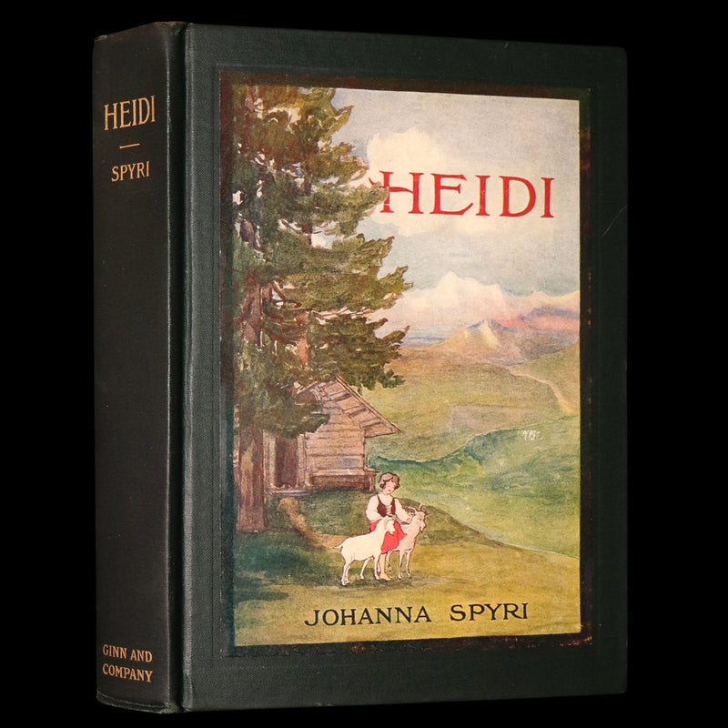 1900 Scarce Binding Variant - Heidi by Johanna Spyri, Colour Illustrated