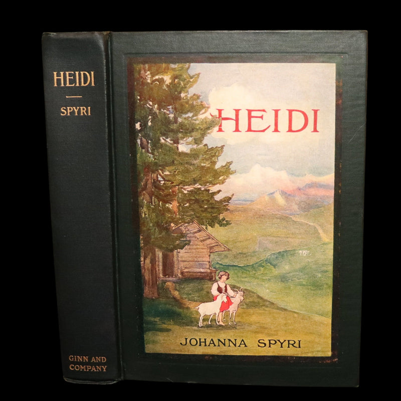 1900 Scarce Binding Variant - Heidi by Johanna Spyri, Colour Illustrated